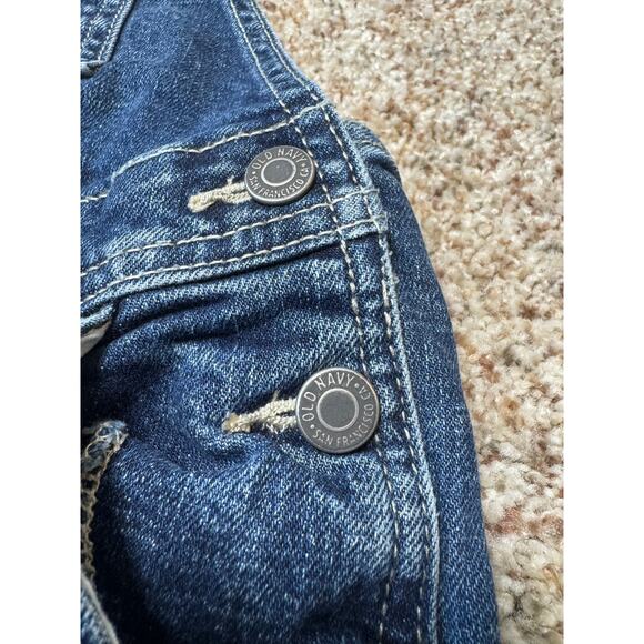 Boys Old Navy Carpenter style Deinm/Jean Overalls size 4T; Adjustable sizing; - Picture 9 of 11